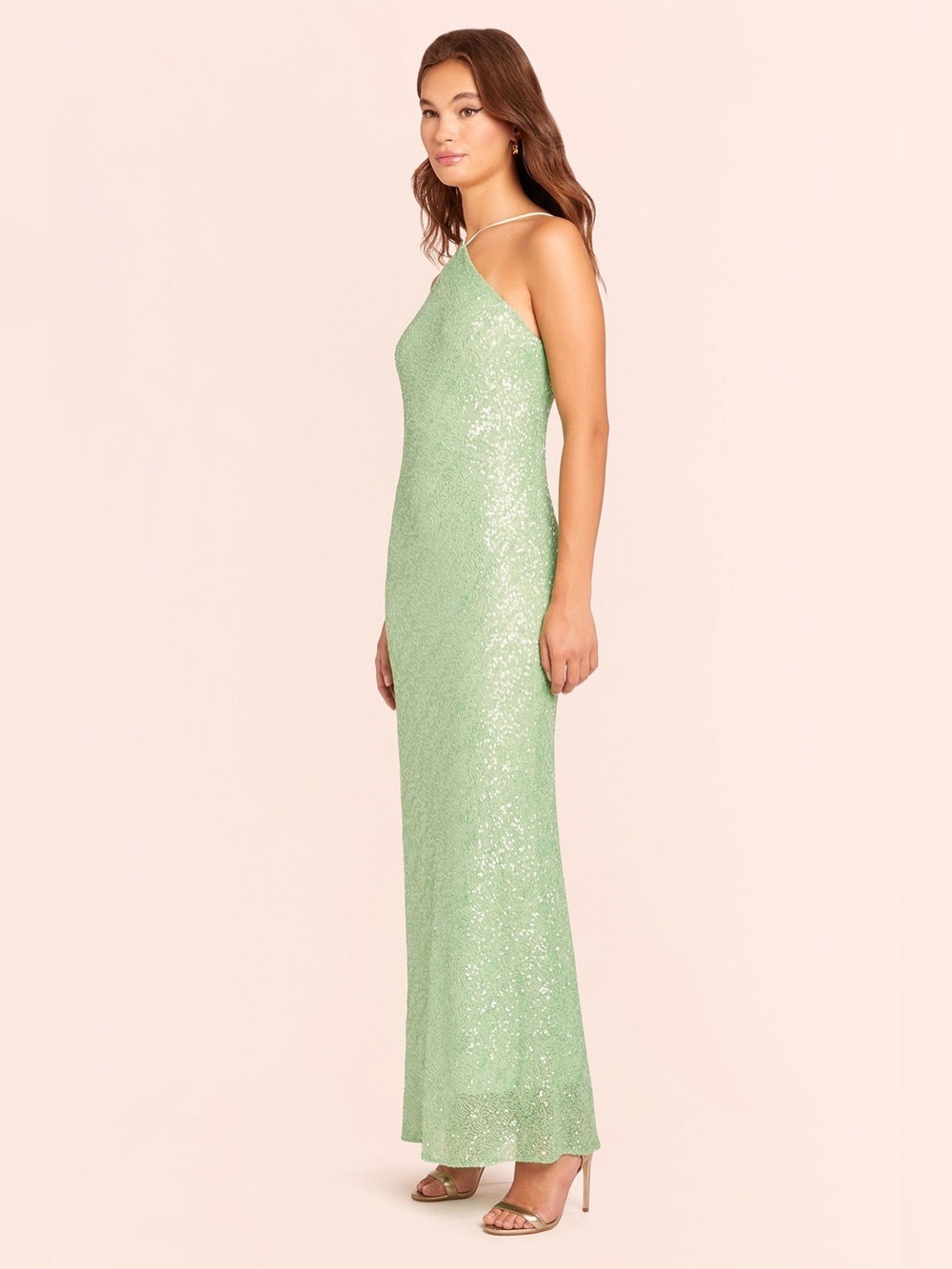 Amanda Uprichard x REVOLVE Riesling Sequin Gown in Mint Small - Picture 5 of 12